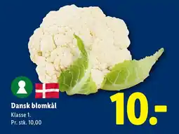 Lidl Dansk blomkål tilbud