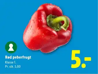 Rød peberfrugt