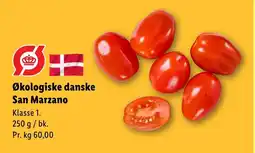 Lidl Økologiske danske San Marzano tilbud