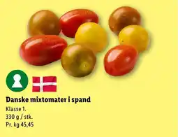Lidl Danske mixtomater i spand tilbud