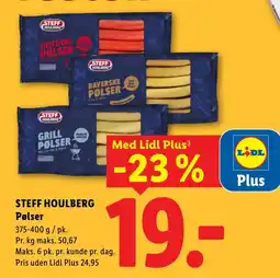Lidl STEFF HOULBERG Pølser tilbud
