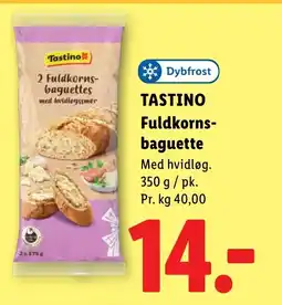 Lidl TASTINO Fuldkorns- baguette tilbud