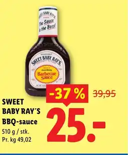 Lidl SWEET BABY RAY'S BBQ-sauce tilbud