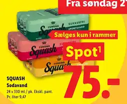 Lidl SQUASH Sodavand tilbud