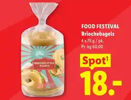 Lidl FOOD FESTIVAL Briochebagels tilbud