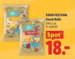 Lidl FOOD FESTIVAL Snack Rolls tilbud