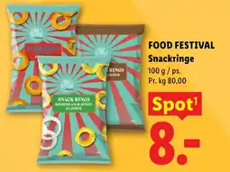 Lidl FOOD FESTIVAL Snackringe tilbud