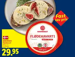 Lidl MADVÆRKET Flødehavarti tilbud