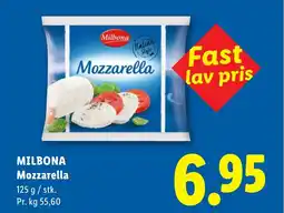 Lidl MILBONA Mozzarella tilbud