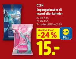 Lidl CIEN Engangsskraber til mænd eller kvinder tilbud