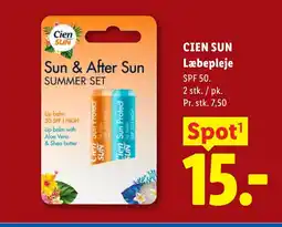 Lidl CIEN SUN Læbepleje tilbud