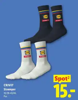 Lidl CRIVIT Strømper tilbud