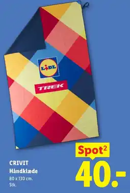 Lidl CRIVIT Håndklæde tilbud
