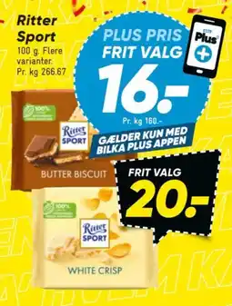 Bilka Ritter Sport tilbud
