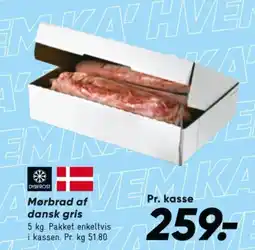 Bilka Mørbrad af dansk gris tilbud