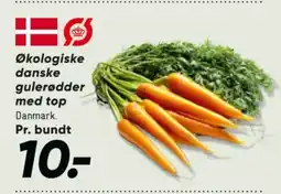 Bilka Økologiske danske gulerødder med top tilbud