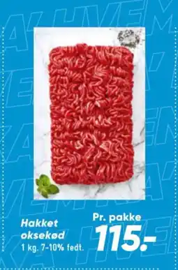 Bilka Hakket oksekød tilbud