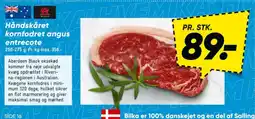 Bilka Håndskåret kornfodret angus entrecote tilbud