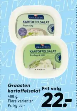 Bilka Graasten kartoffelsalat tilbud