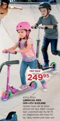 KiDS Coolshop LØBEHJUL MED LED-LYS I HJULENE tilbud
