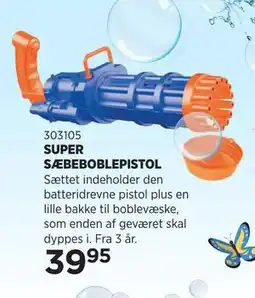 KiDS Coolshop SUPER SÆBEBOBLEPISTOL tilbud