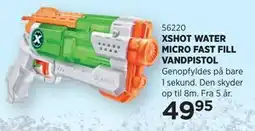 KiDS Coolshop XSHOT WATER MICRO FAST FILL VANDPISTOL tilbud