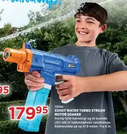 KiDS Coolshop XSHOT WATER TURBO STREAM MOTOR SOAKER tilbud