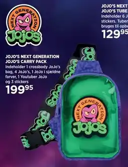 KiDS Coolshop JOJO’S NEXT GENERATION JOJO’S CARRY PACK tilbud