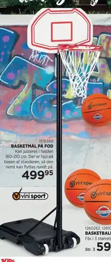 KiDS Coolshop BASKETMÅL PÅ FOD tilbud