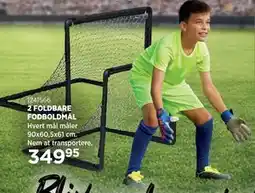 KiDS Coolshop 2 FOLDBARE FODBOLDMÅL tilbud