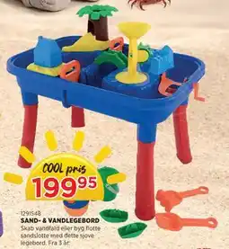 KiDS Coolshop SAND- & VANDLEGEBORD tilbud