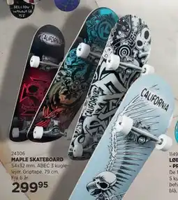 KiDS Coolshop MAPLE SKATEBOARD tilbud