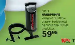 KiDS Coolshop HÅNDPUMPE tilbud