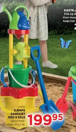 KiDS Coolshop KÆMPE SANDSÆT MED 9 DELE tilbud