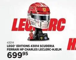 KiDS Coolshop LEGO EDITIONS 43014 SCUDERIA FERRARI HP CHARLES LECLERC-HJELM tilbud