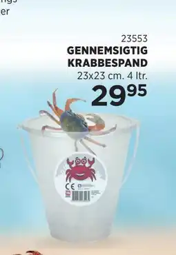KiDS Coolshop GENNEMSIGTIG KRABBESPAND tilbud