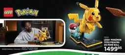 KiDS Coolshop LEGO POKÉMON 72152 PIKACHU OG POKÉ BALL tilbud