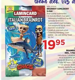 KiDS Coolshop BRAINROT SAMLEKORT 5-PAK tilbud