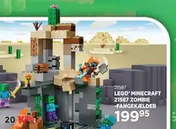 KiDS Coolshop LEGO MINECRAFT 21587 ZOMBIE -FANGEKÆLDER tilbud