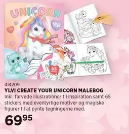 KiDS Coolshop YLVI CREATE YOUR UNICORN MALEBOG tilbud