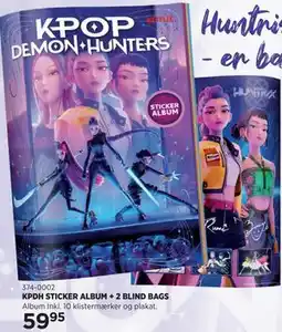 KiDS Coolshop KPDH STICKER ALBUM + 2 BLIND BAGS tilbud