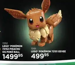 KiDS Coolshop LEGO POKÉMON 72151 EEVEE tilbud