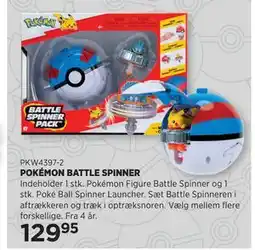 KiDS Coolshop POKÉMON BATTLE SPINNER tilbud