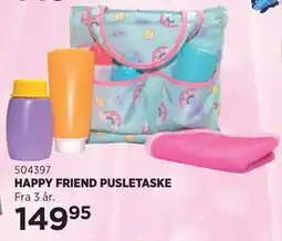 KiDS Coolshop HAPPY FRIEND PUSLETASKE tilbud