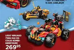 KiDS Coolshop LEGO NINJAGO 71864 KAI OG COLES KOMBI-KØRETØJER tilbud
