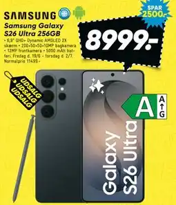 Bilka Samsung Galaxy S26 Ultra 256GB tilbud