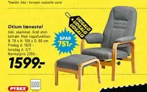 Bilka Otium lænestol tilbud