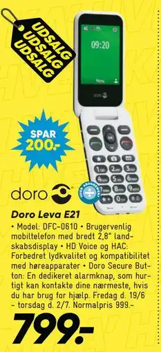 Bilka Doro Leva E21 tilbud