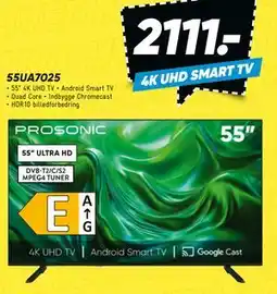 Bilka PROSONIC 55UA7025 tilbud