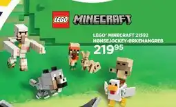 KiDS Coolshop LEGO MINECRAFT 21592 HØNSEJOCKEY-ØRKENANGREB tilbud
